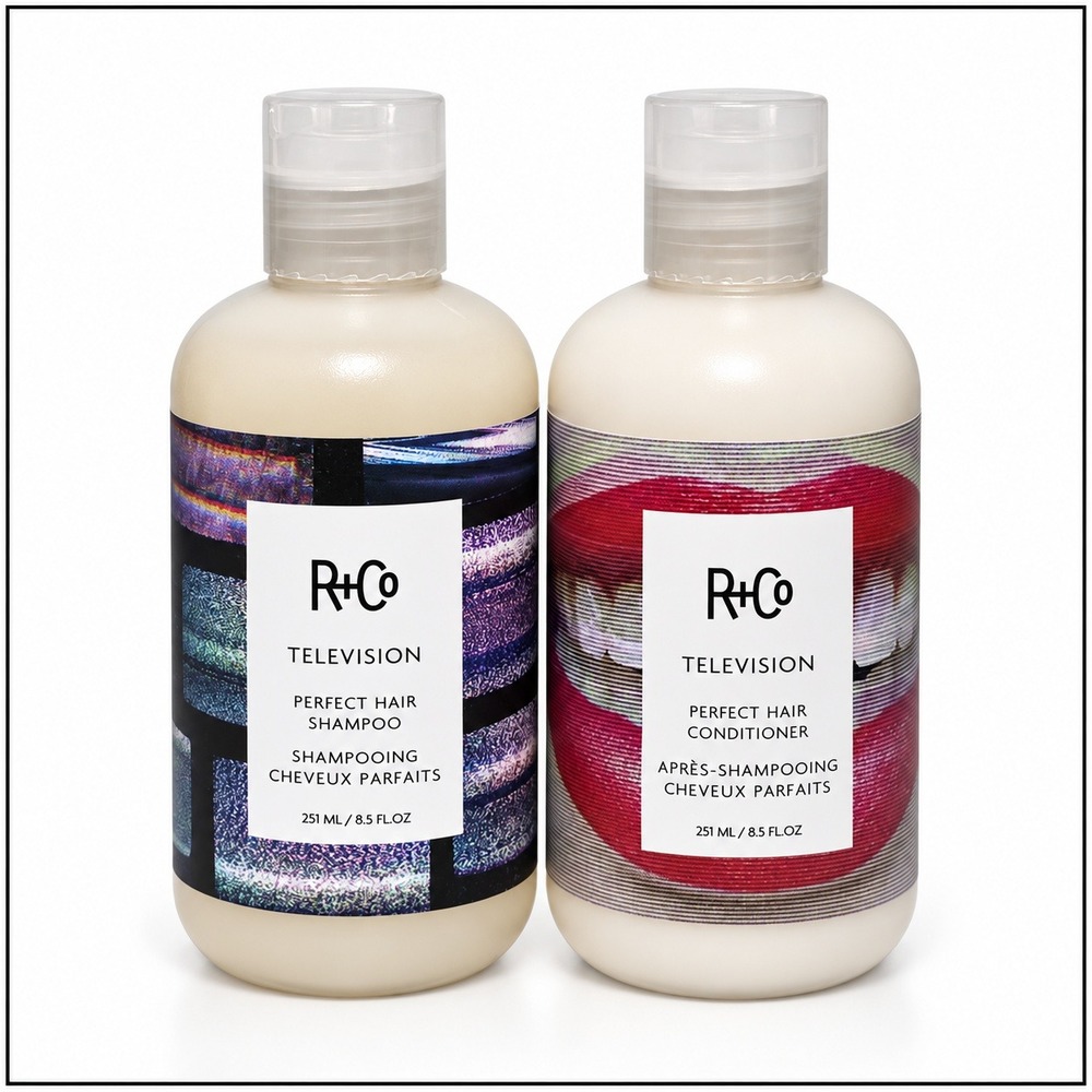 R+Co Television Perfect Hair Shampoo and Conditioner Duo 8.5 oz Set